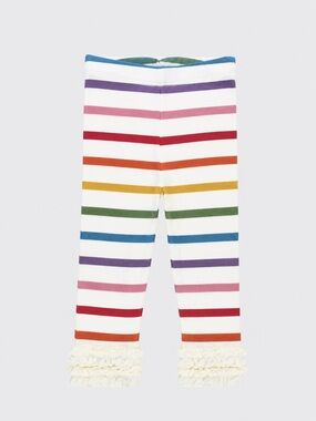 Ruffle Butts Rainbow Striped Ruffle Leggings